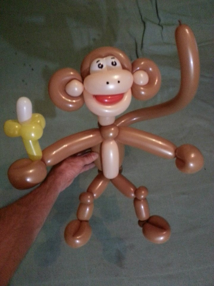 Balloon Monkey With Banana