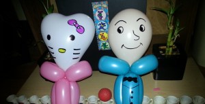 Balloon Hello Kitty and Humpty Dumpty