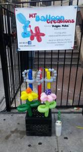 balloon animal display